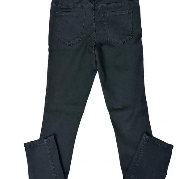 Women's Simply Vera Wang 2 XS Ankle Jeans Denim Black Skinny Stretch Slender - Picture 4 of 9
